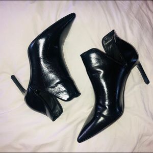 Zara Shoes - Black Patent Booties Zara Shoes - Black Patent Booties